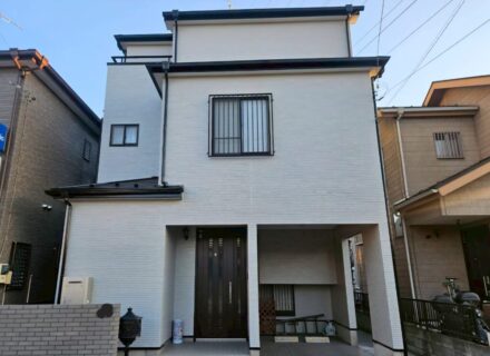 草加市　W様邸　外壁塗装　屋根塗装